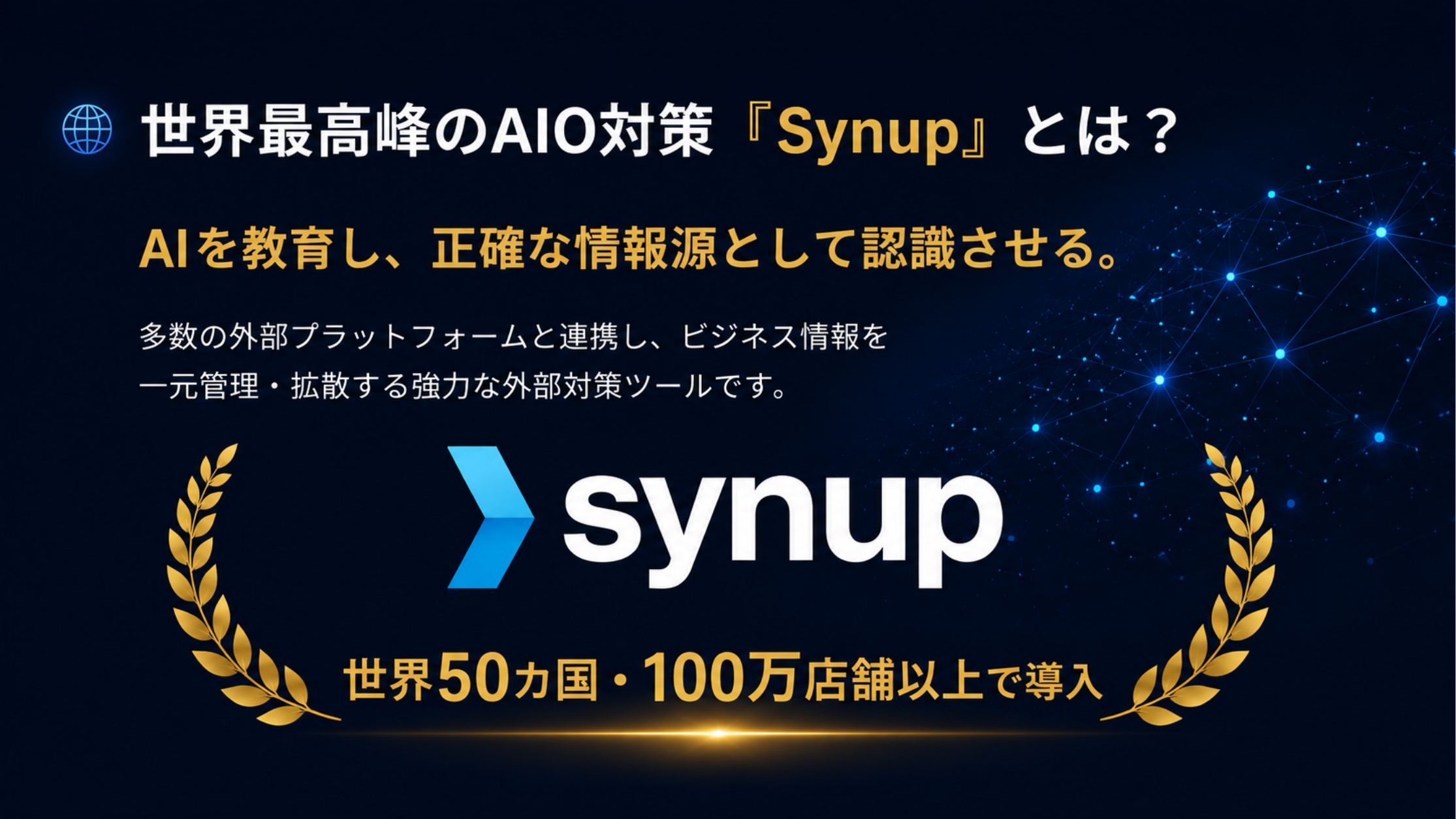 世界最高峰のAIO対策 Synup